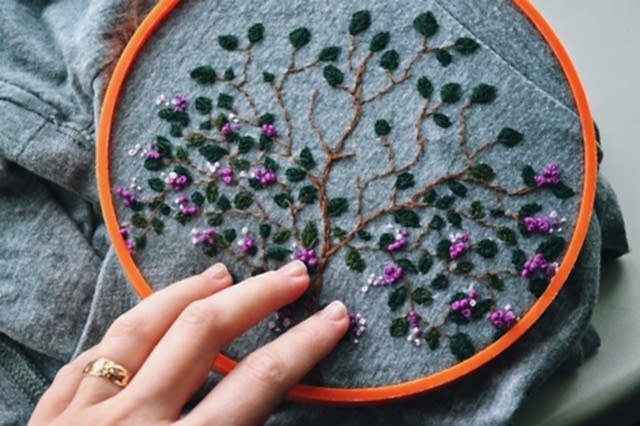 Вышивка на одежде