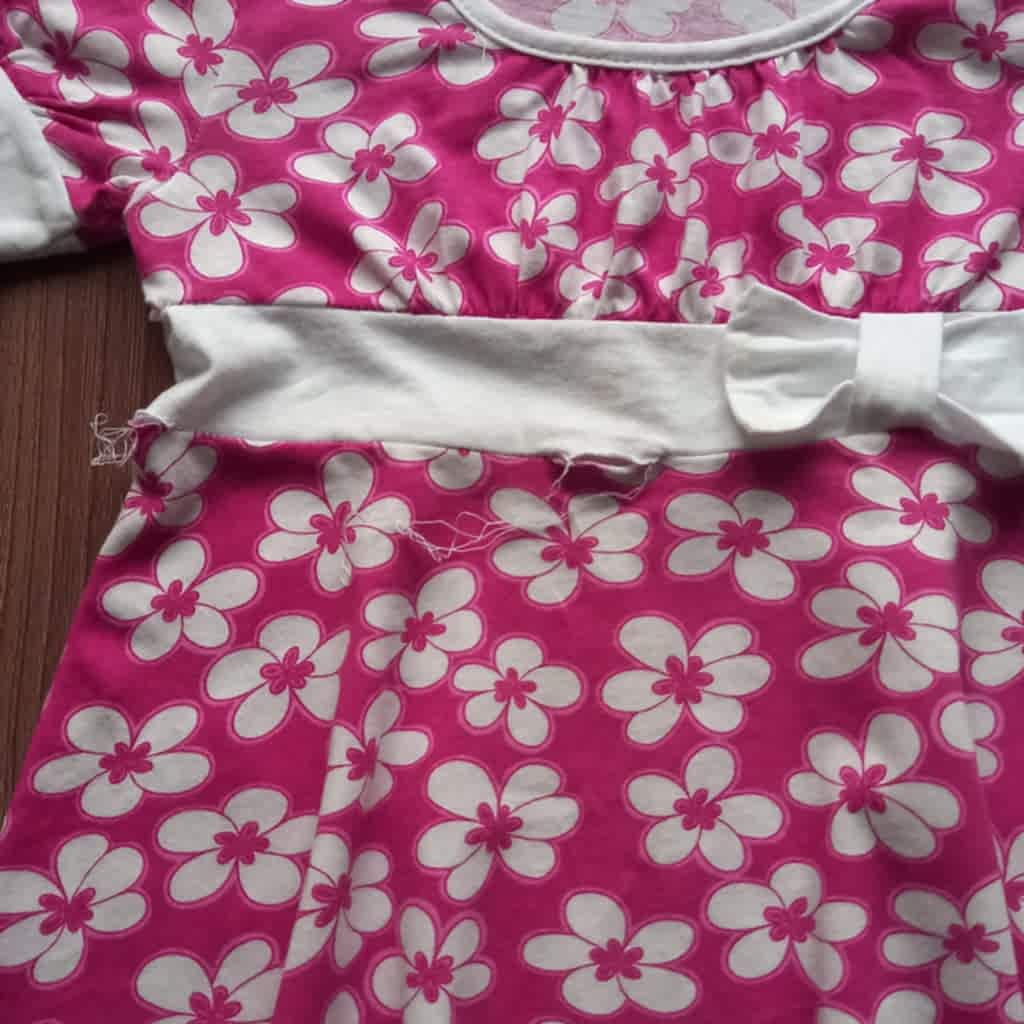 Переделываем платье в юбку